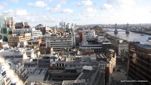 Tower Bridge seen from The Monument
