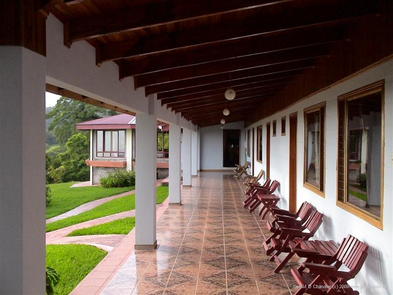 Sunset Hotel porch- good for bird and sunset watching