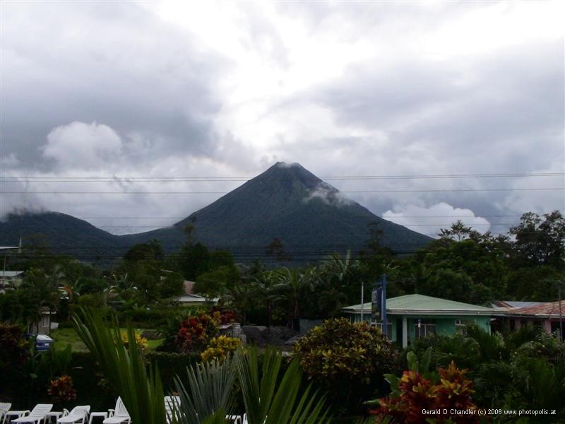 Volcan Arena seen from La Fortuna