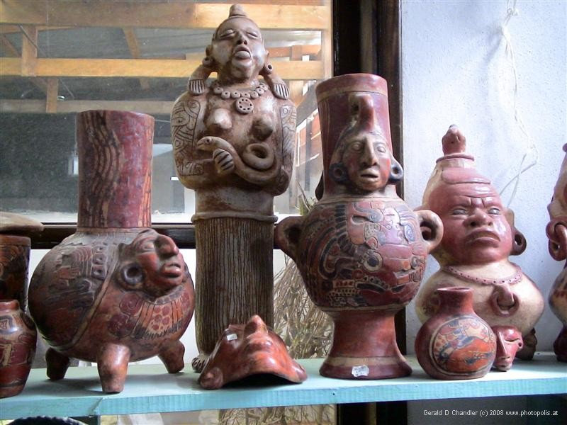 Reproductions of Mayan items for sale