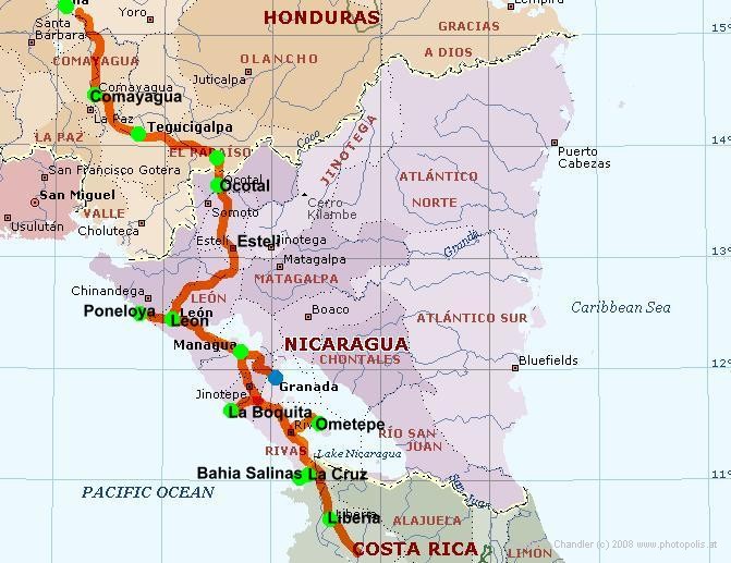 Nicaragua Route