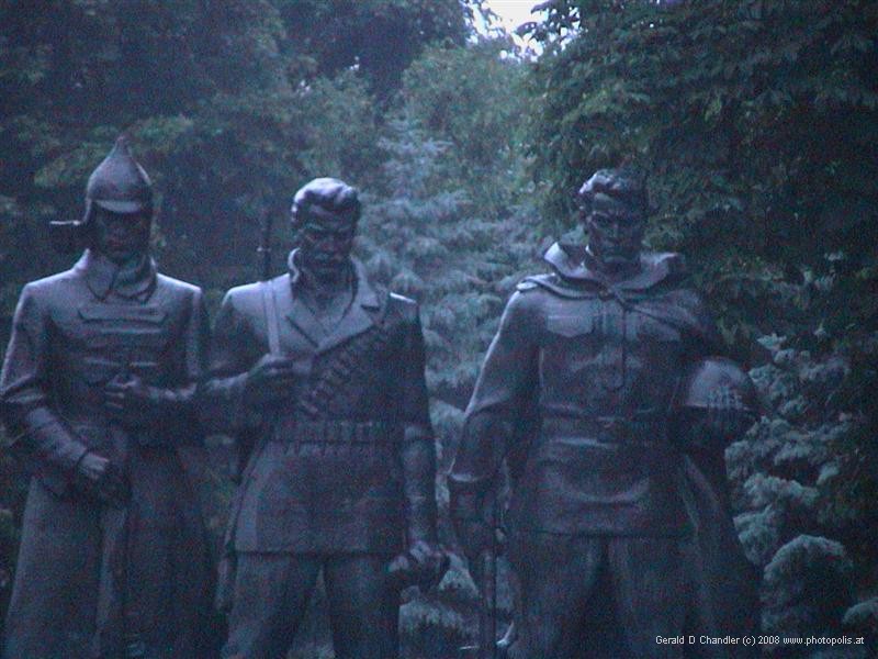 Grim Socialist Realist Statue