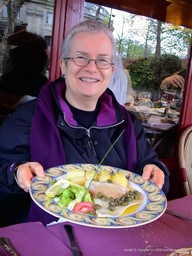 Paloma and Food. Yummy!