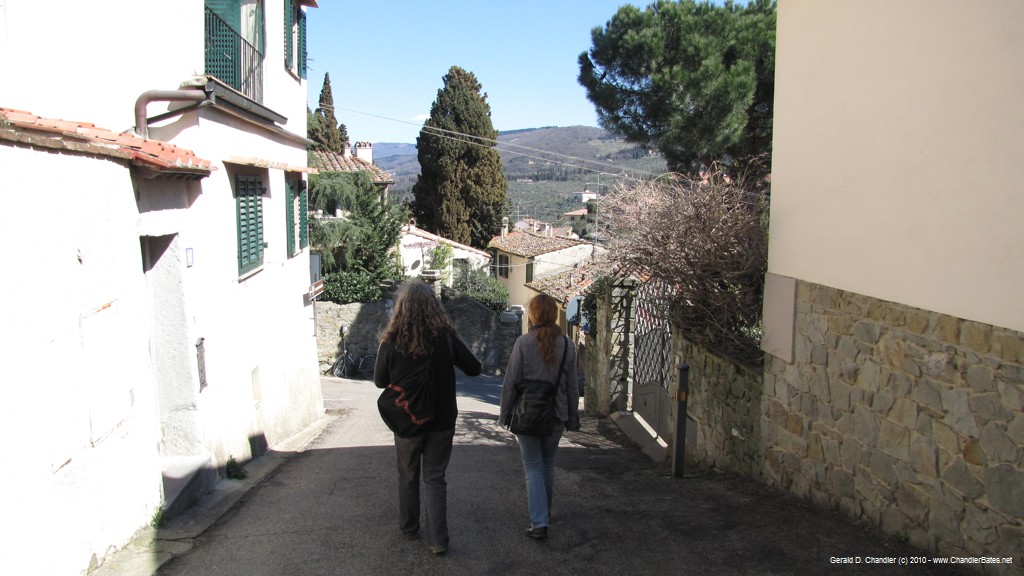 Yvonne and Sandro in Fiesole hills