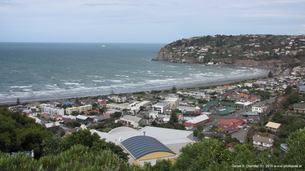 Sumner Business District and beach