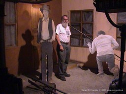 Gerry on a Movie Set at the Cine Museum