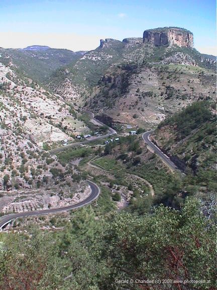 Road from Creel to Guachochi