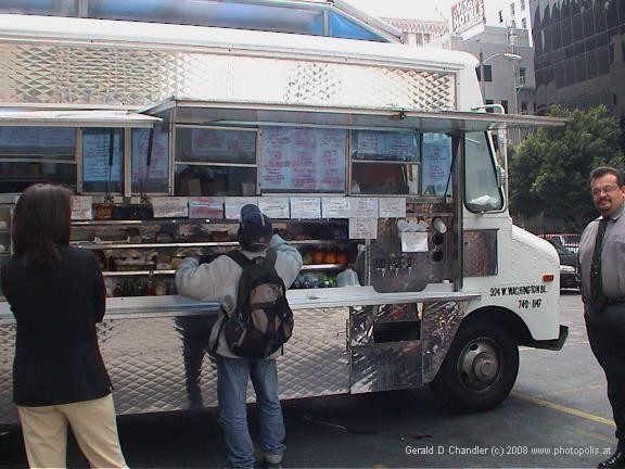 Downtown lunch truck