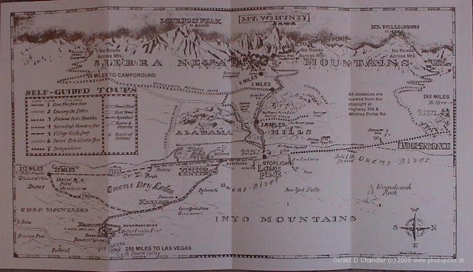 Inyo Mountains Map